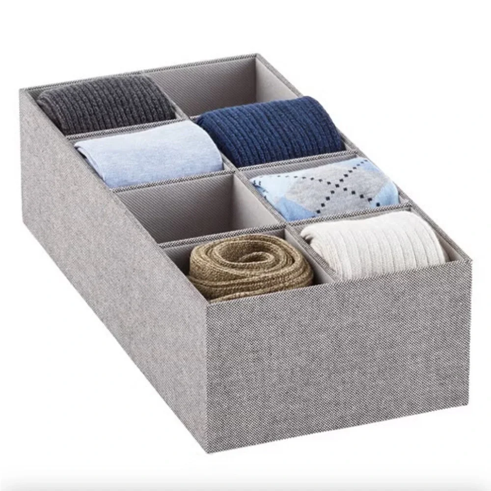 NWT Cambridge Drawer Organizer 8-Section in Grey (but looks brown)